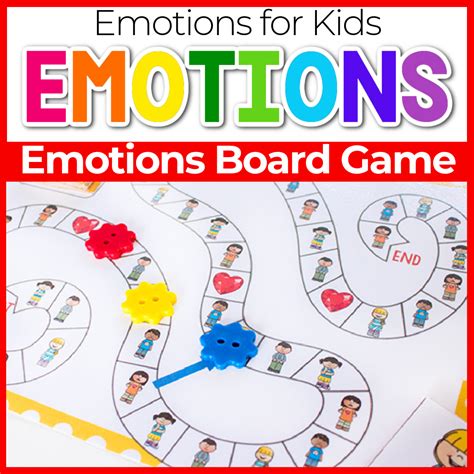 Feelings Board Game Printable
